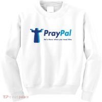 PrayPal He's There When You Need Him Kids Sweatshirt thumb 0