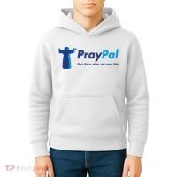 PrayPal He's There When You Need Him Kids Hoodie thumb 4