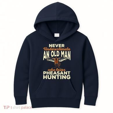 Pheasant Hunting Upland Bird Hunting Kids Hoodie