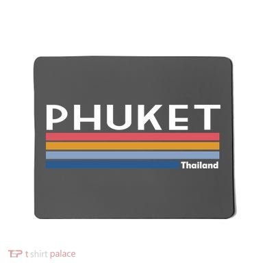 Phuket Thailand Vintage 1980's Logo Mousepad