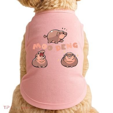 Pygmy Hippo Vintage Moo Dang Bootleg Funny Doggie Tank