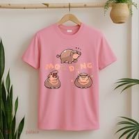 Pygmy Hippo Vintage Moo Dang Bootleg Funny T-Shirt thumb 2