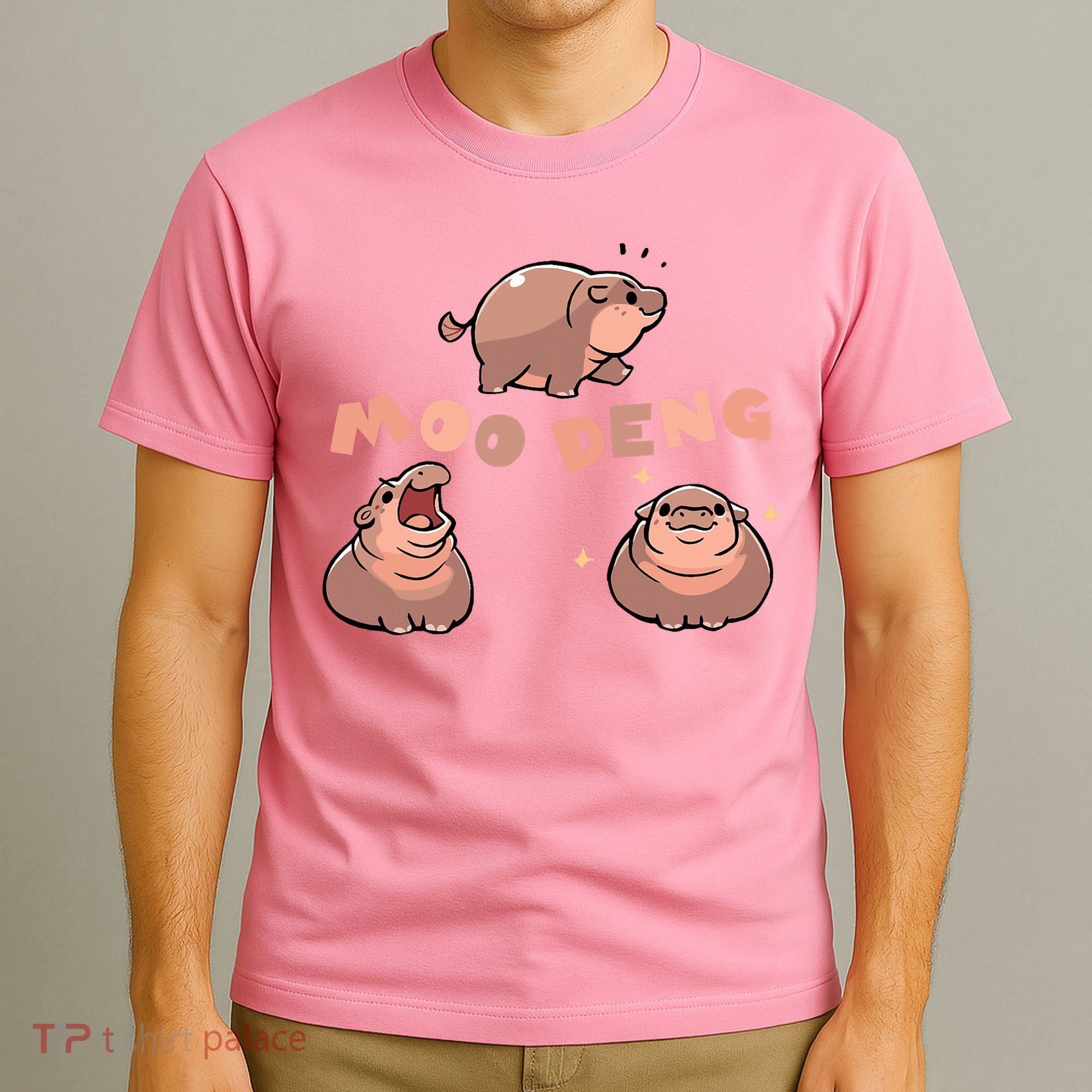 Pygmy Hippo Vintage Moo Dang Bootleg Funny T-Shirt