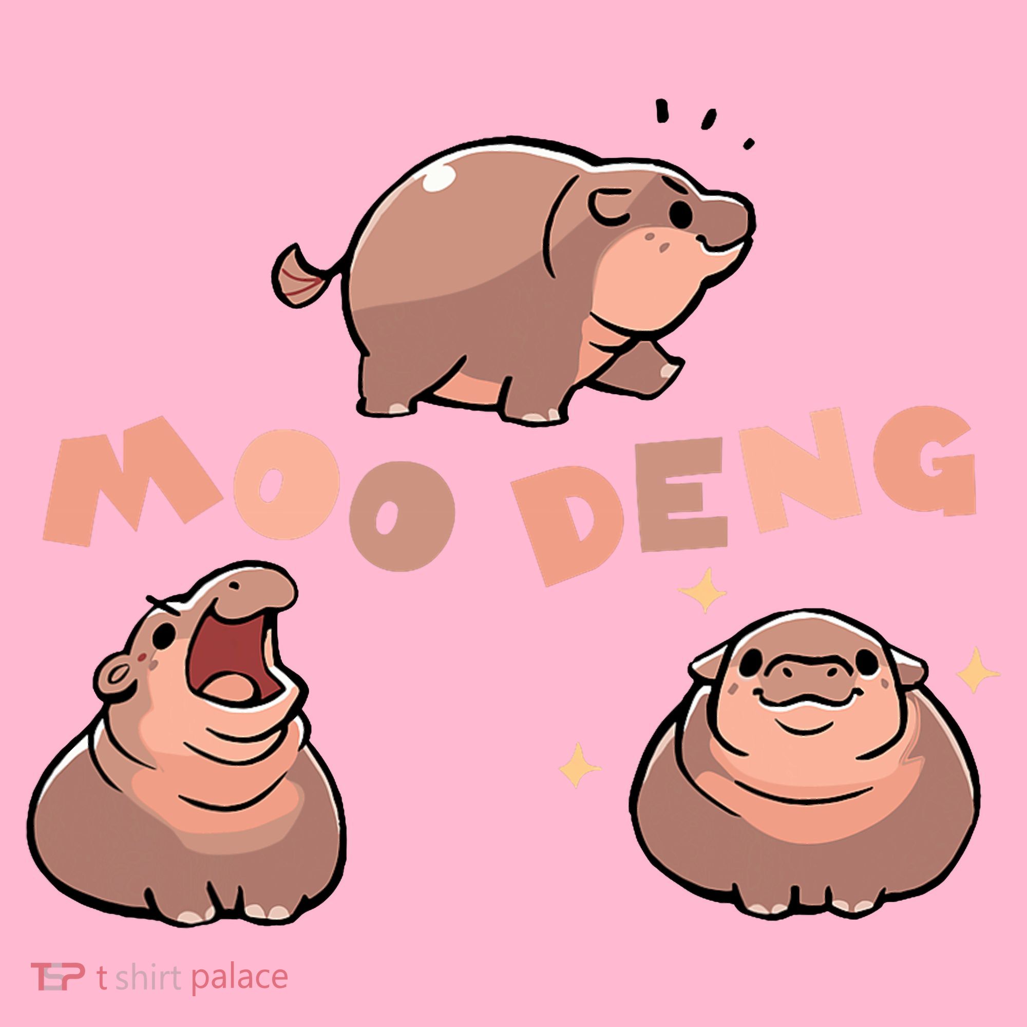 Pygmy Hippo Vintage Moo Dang Bootleg Funny T-Shirt