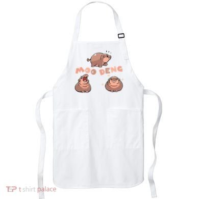 Pygmy Hippo Vintage Moo Dang Bootleg Funny Apron