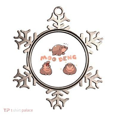 Pygmy Hippo Vintage Moo Dang Bootleg Funny Ornament
