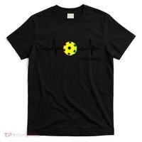 Pickleball Heartbeat Vintage Pickleball Player T-Shirt thumb 0