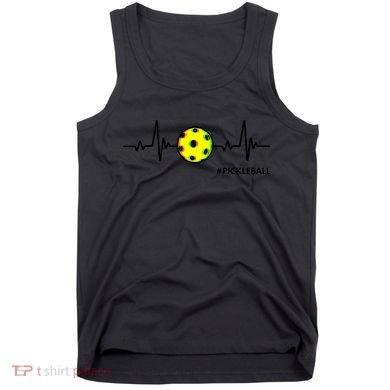 Pickleball Heartbeat Vintage Pickleball Player Tank Top