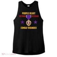 Purple Heart Vietnam Veteran Ladies PosiCharge Tri-Blend Wicking Tank thumb 0