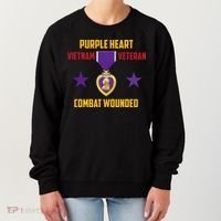 Purple Heart Vietnam Veteran Women's Sweatshirt thumb 0
