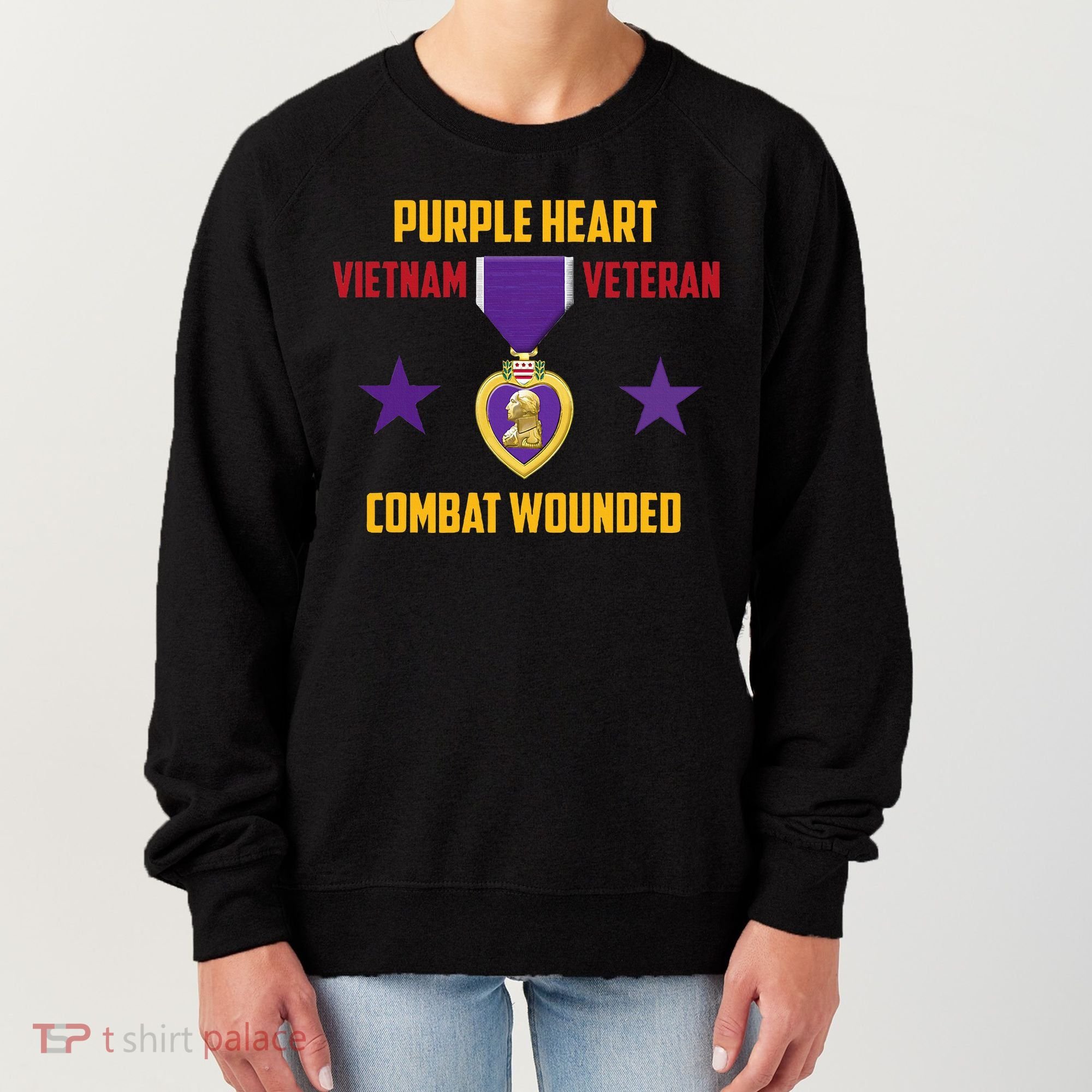 Purple Heart Vietnam Veteran Women's Sweatshirt