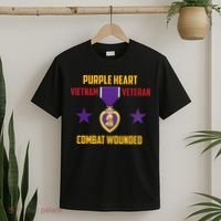 Purple Heart Vietnam Veteran T-Shirt thumb 2