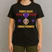Purple Heart Vietnam Veteran T-Shirt thumb 4