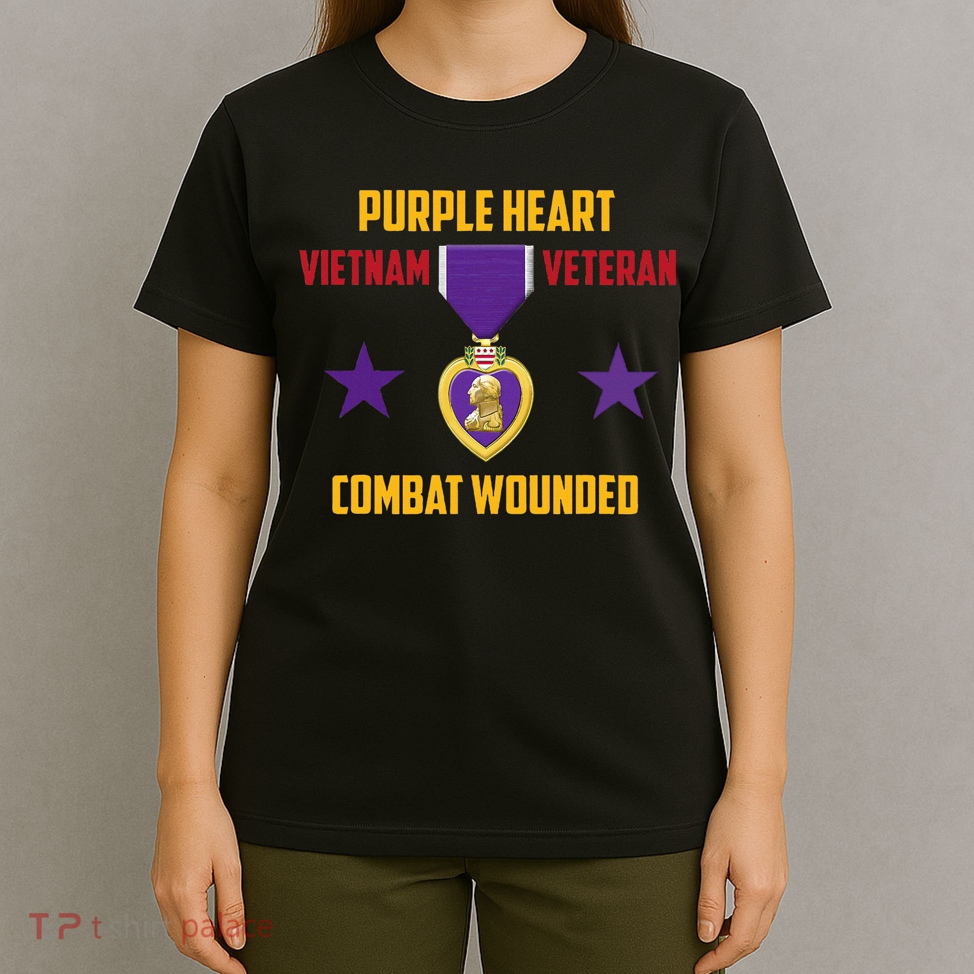 Purple Heart Vietnam Veteran T-Shirt
