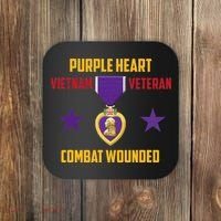 Purple Heart Vietnam Veteran Coaster thumb 0
