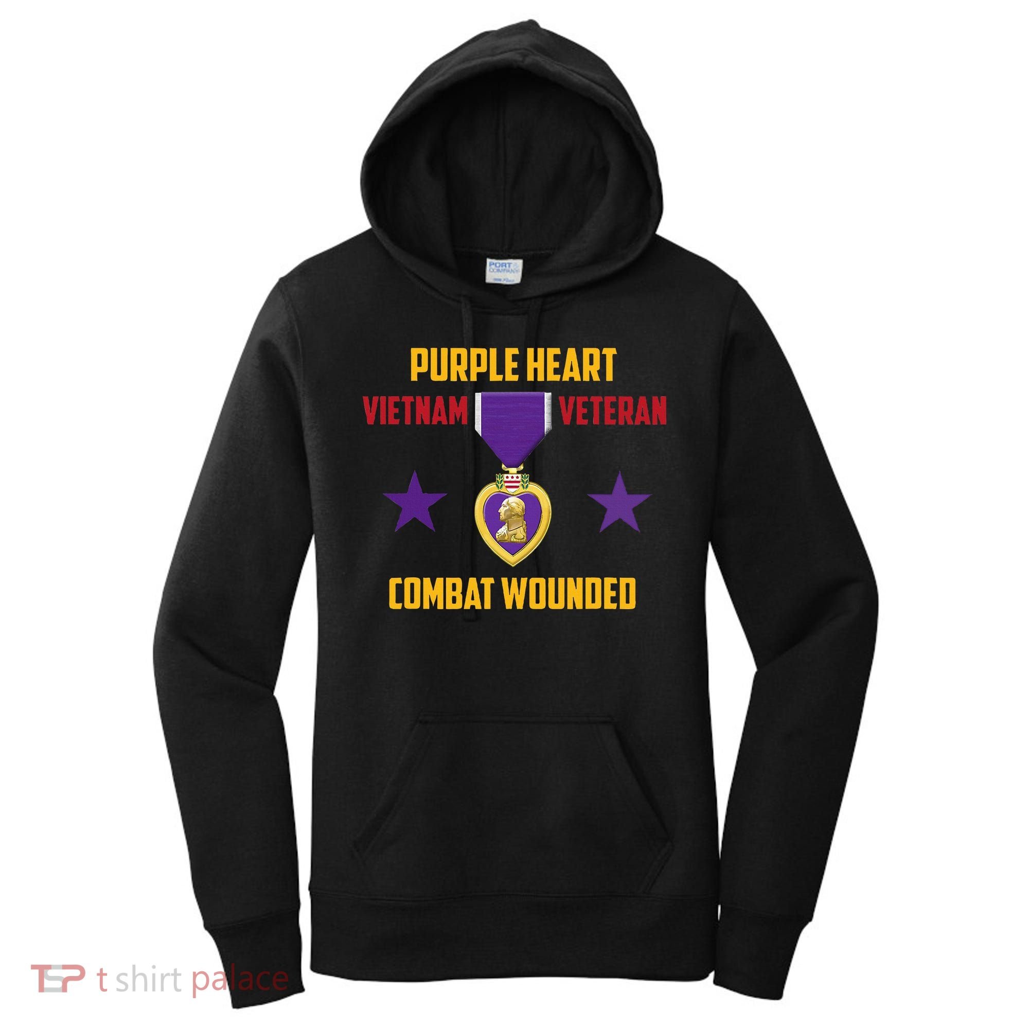 Purple Heart Vietnam Veteran Women's Hoodie