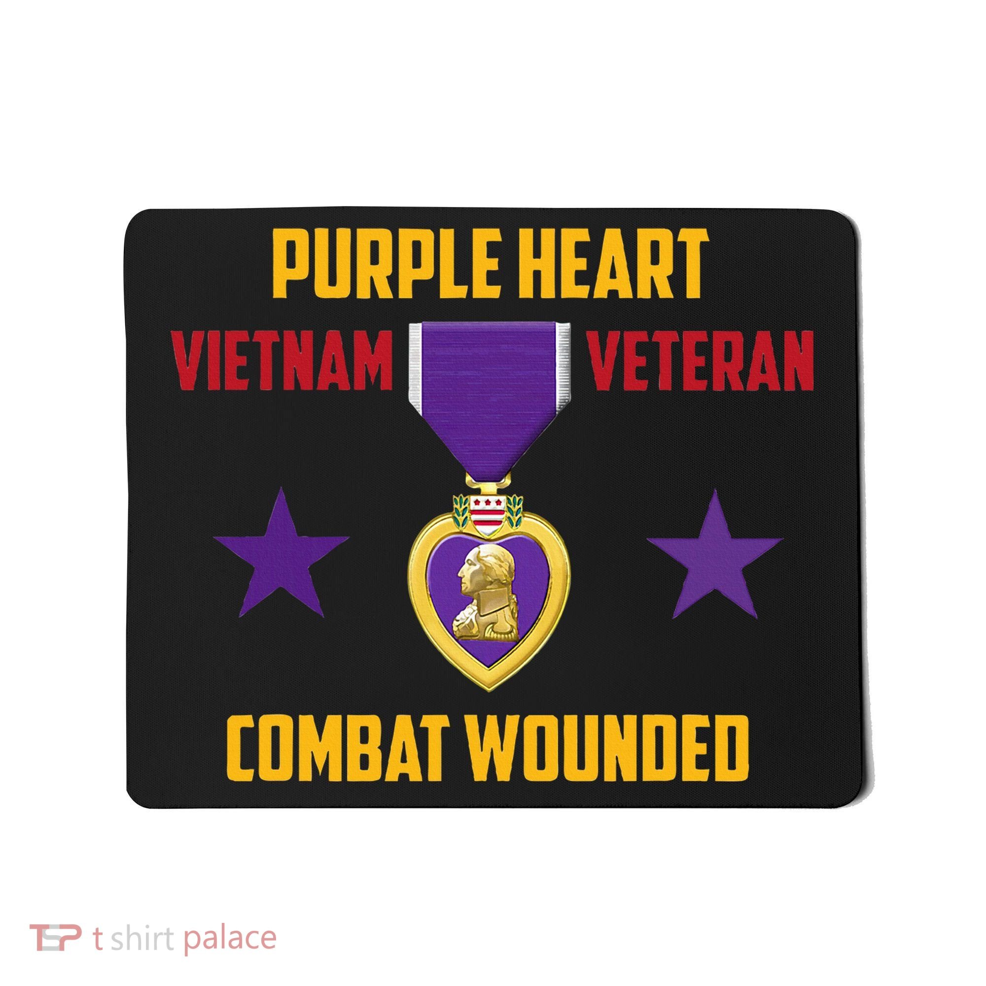 Purple Heart Vietnam Veteran Mousepad