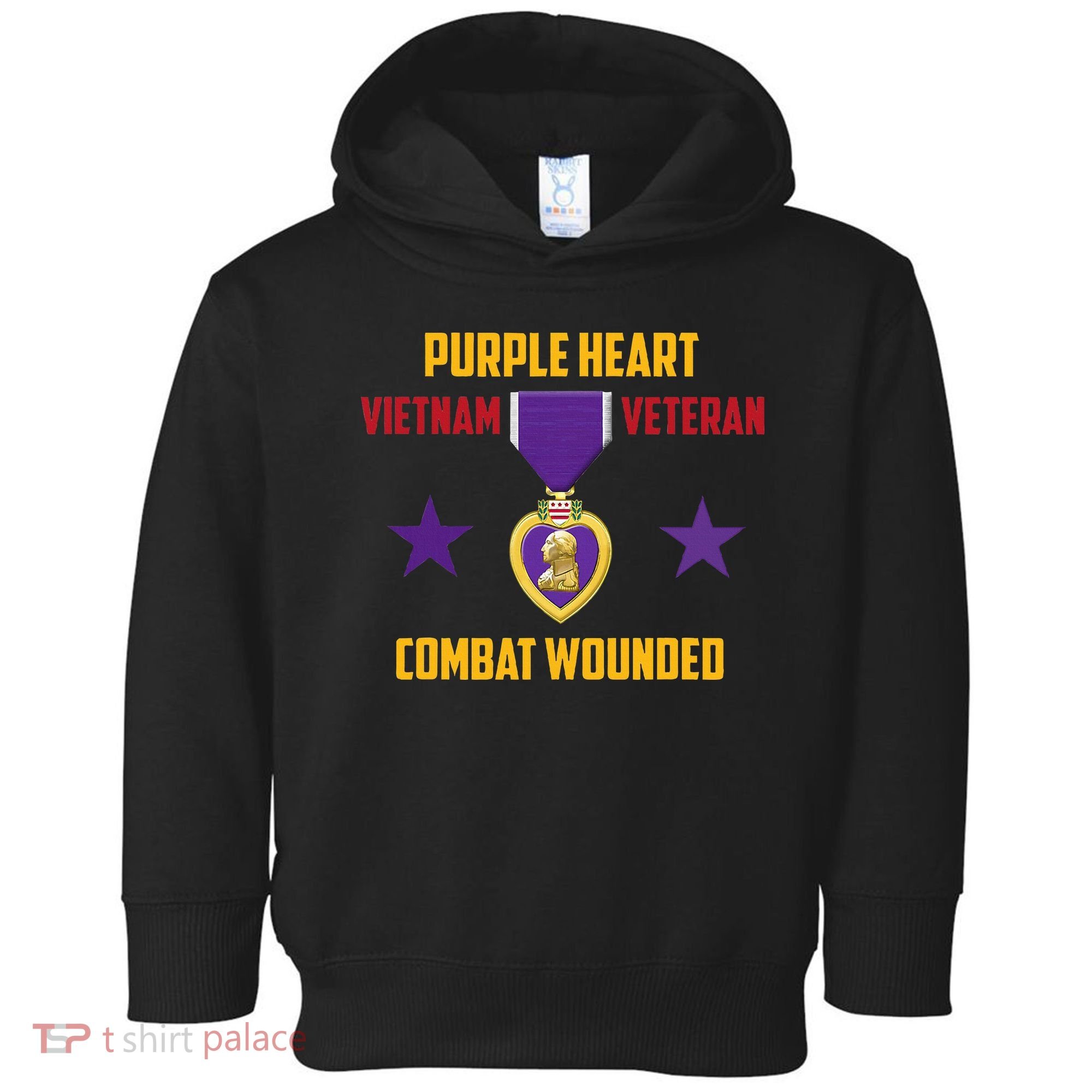 Purple Heart Vietnam Veteran Toddler Hoodie