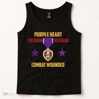 Purple Heart Vietnam Veteran Tank Top thumb 2