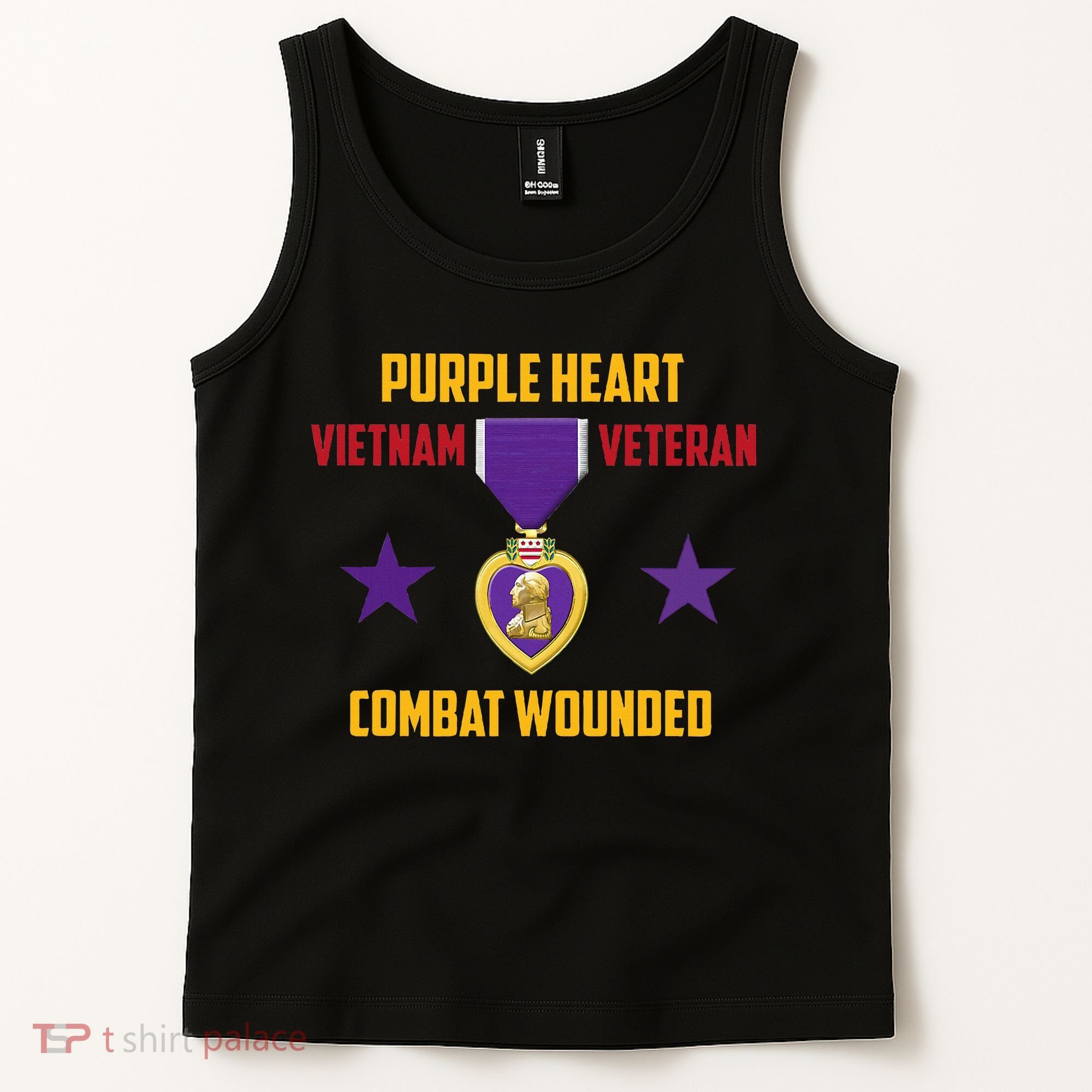 Purple Heart Vietnam Veteran Tank Top