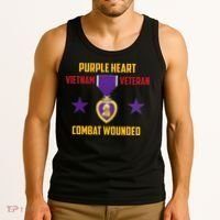 Purple Heart Vietnam Veteran Tank Top thumb 3