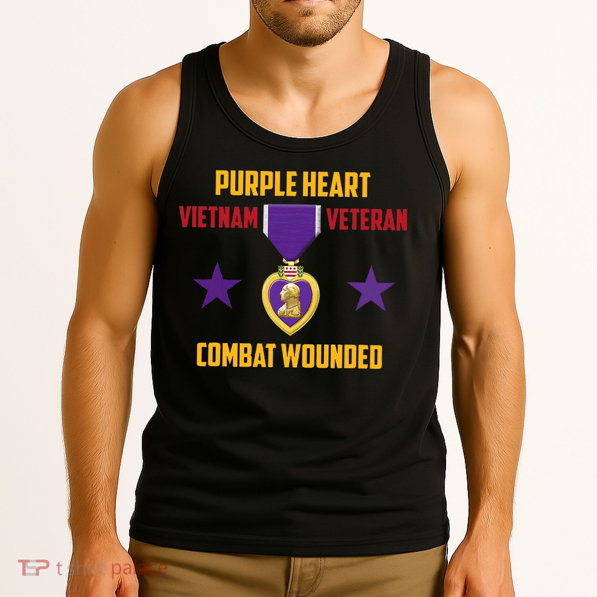 Purple Heart Vietnam Veteran Tank Top