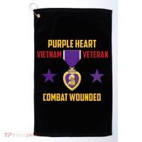 Purple Heart Vietnam Veteran Golf Towel thumb 0