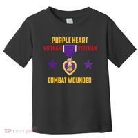 Purple Heart Vietnam Veteran Toddler T-Shirt thumb 0