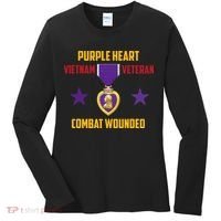 Purple Heart Vietnam Veteran Women's Long Sleeve Shirt thumb 0