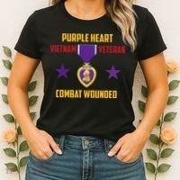 Purple Heart Vietnam Veteran Women's T-Shirt thumb 2