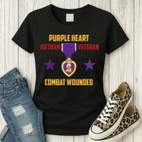 Purple Heart Vietnam Veteran Women's T-Shirt thumb 3