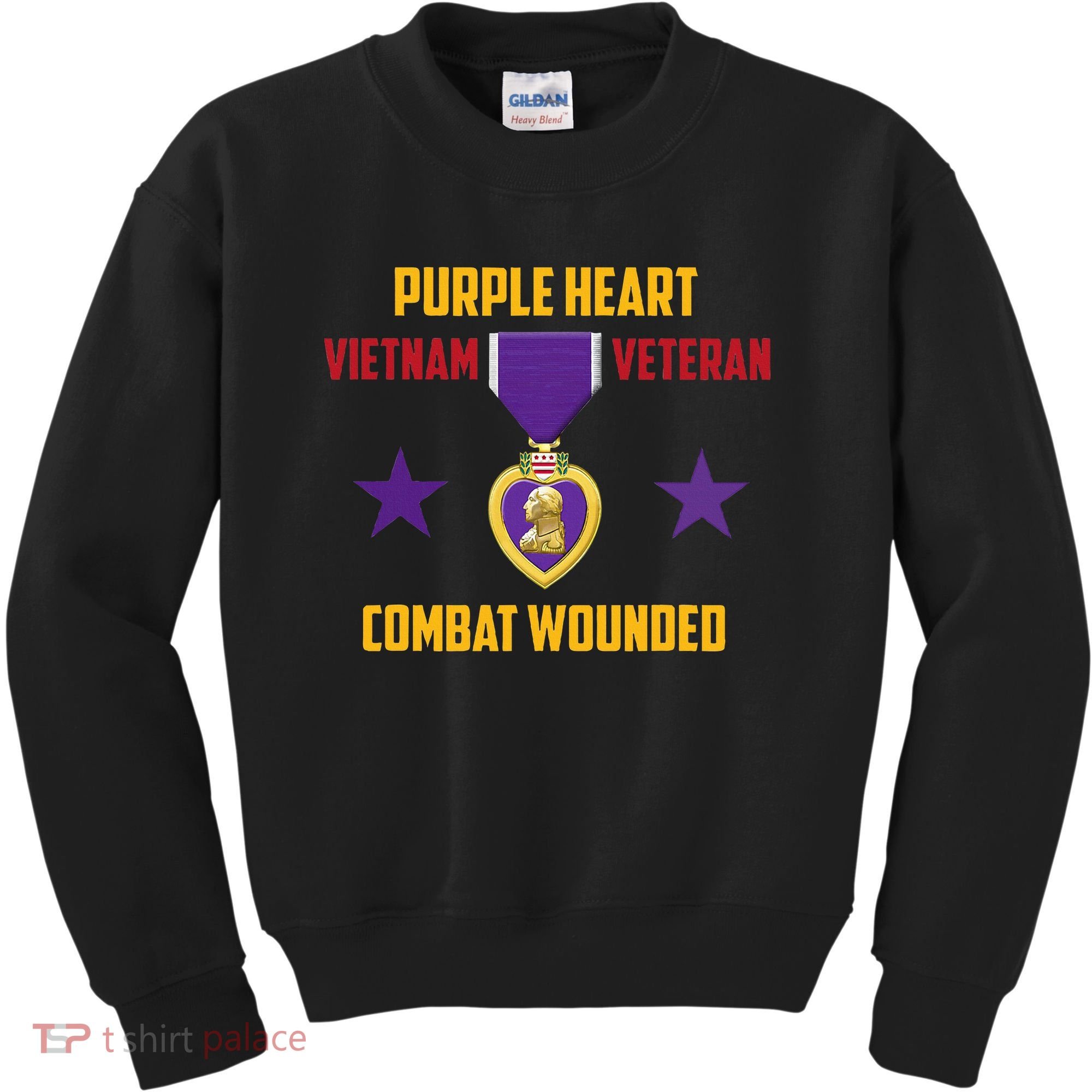 Purple Heart Vietnam Veteran Kids Sweatshirt