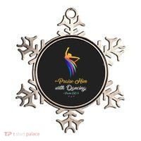 Praise Him With Dancing Christian Worship Dancer Girl Ornament thumb 0
