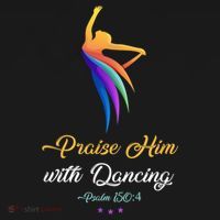 Praise Him With Dancing Christian Worship Dancer Girl Baby Bodysuit thumb 2
