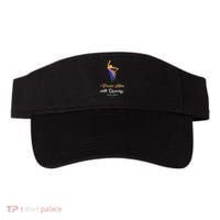 Praise Him With Dancing Christian Worship Dancer Girl Visor thumb 0