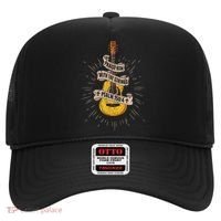 Praise Him With The Strings Jesus Acoustic Guitar Christian Hat thumb 0