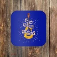 Praise Him With The Strings Jesus Acoustic Guitar Christian Coaster thumb 0