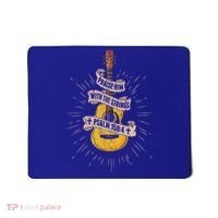 Praise Him With The Strings Jesus Acoustic Guitar Christian Mousepad thumb 0