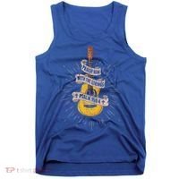 Praise Him With The Strings Jesus Acoustic Guitar Christian Tank Top thumb 0