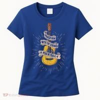 Praise Him With The Strings Jesus Acoustic Guitar Christian Women's T-Shirt thumb 0
