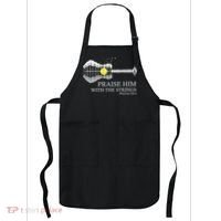 Praise Him With The Strings Christian Guitar Player Apron thumb 0