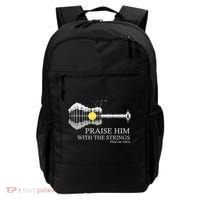 Praise Him With The Strings Christian Guitar Player Backpack thumb 0