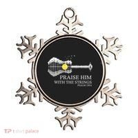 Praise Him With The Strings Christian Guitar Player Ornament thumb 0