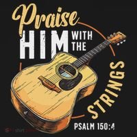 Praise Him With The Strings Bible Psalm Christian Guitar Visor thumb 3