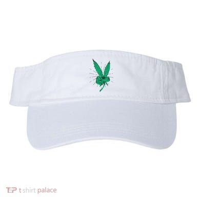 Peace Hand Weed Cool Marijuana Leaf Peace Sign Visor