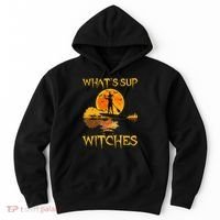 PADDLEBOARD Halloween What's Sup Witches Sup Funny Hoodie thumb 0