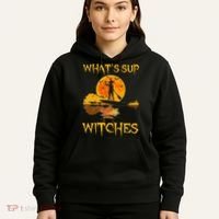 PADDLEBOARD Halloween What's Sup Witches Sup Funny Hoodie thumb 5