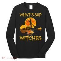 PADDLEBOARD Halloween What's Sup Witches Sup Funny Long Sleeve Shirt thumb 0