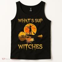 PADDLEBOARD Halloween What's Sup Witches Sup Funny Tank Top thumb 2