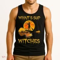 PADDLEBOARD Halloween What's Sup Witches Sup Funny Tank Top thumb 3